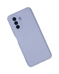 Newface Huawei Nova Y70 Kılıf Nano içi Kadife Silikon - Lila