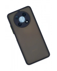 Newface Huawei Nova Y90 Kılıf Montreal Silikon Kapak - Lacivert