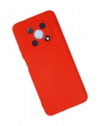 Newface Huawei Nova Y90 Kılıf Nano içi Kadife Silikon - Kırmızı