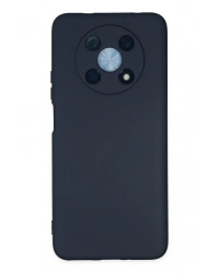 Newface Huawei Nova Y90 Kılıf Nano içi Kadife Silikon - Lacivert