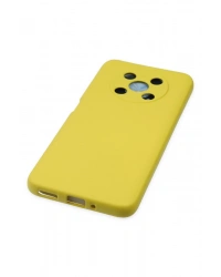 Newface Huawei Nova Y90 Kılıf Nano içi Kadife Silikon - Sarı