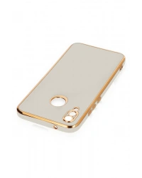 Newface Huawei P20 Lite Kılıf Volet Silikon - Beyaz