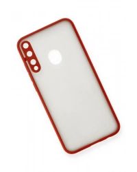 Newface Huawei P40 Lite E Kılıf Montreal Silikon Kapak - Kırmızı