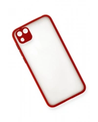 Newface Huawei Y5P Kılıf Montreal Silikon Kapak - Kırmızı