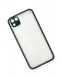 Newface Huawei Y5P Kılıf Montreal Silikon Kapak - Yeşil