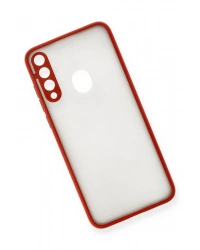 Newface Huawei Y6P Kılıf Montreal Silikon Kapak - Kırmızı