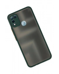 Newface İnfinix Hot 10 Play Kılıf Montreal Silikon Kapak - Yeşil