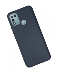 Newface İnfinix Hot 10 Play Kılıf Nano içi Kadife Silikon - Lacivert