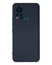 Newface İnfinix Hot 11s Kılıf Nano içi Kadife Silikon - Lacivert