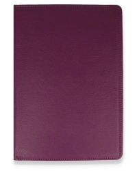 Newface iPad 10.2 (7.nesil) Kılıf 360 Tablet Deri Kılıf - Mürdüm
