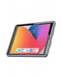 Newface iPad 10.2 (7.nesil) Kılıf Hand Strap Tablet Kılıfı - Gri