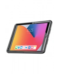 Newface iPad 10.2 (7.nesil) Kılıf Hand Strap Tablet Kılıfı - Siyah