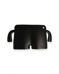 Newface iPad 10.2 (7.nesil) Kılıf Karakter Tablet Silikon - Siyah