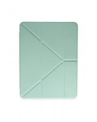 Newface iPad 2022 10.9 (10.nesil) Kılıf Kalemlikli Mars Tablet Kılıfı - Açık Yeşil