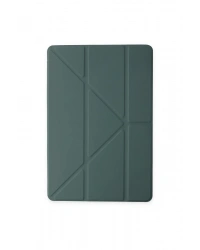Newface iPad 2022 10.9 (10.nesil) Kılıf Kalemlikli Mars Tablet Kılıfı - Koyu Yeşil