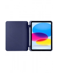 Newface iPad 2022 10.9 (10.nesil) Kılıf Kalemlikli Mars Tablet Kılıfı - Lacivert