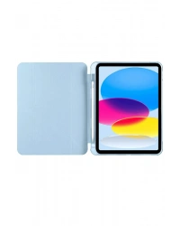 Newface iPad 2022 10.9 (10.nesil) Kılıf Kalemlikli Mars Tablet Kılıfı - Mavi