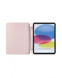 Newface iPad 2022 10.9 (10.nesil) Kılıf Kalemlikli Mars Tablet Kılıfı - Rose Gold