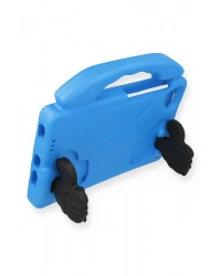 Newface iPad 4 9.7 Kılıf Like Stantlı Tablet Silikon - Mavi