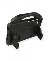 Newface iPad 4 9.7 Kılıf Like Stantlı Tablet Silikon - Siyah