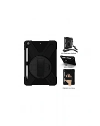 Newface iPad Air 11 (2024) Kılıf Amazing Tablet Kapak - Siyah