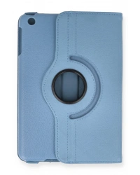 Newface iPad Mini 1 Kılıf 360 Tablet Deri Kılıf - Turkuaz