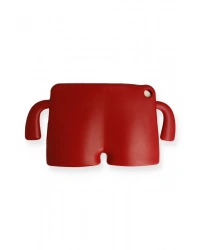 Newface iPad Mini 5 Kılıf Karakter Tablet Silikon - Kırmızı