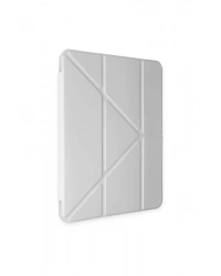 Newface iPad Pro 11 (2018) Kılıf Kalemlikli Mars Tablet Kılıfı - Gri