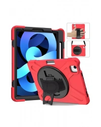 Newface iPad Pro 11 (2020) Kılıf Amazing Tablet Kapak - Kırmızı