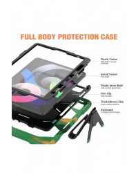 Newface iPad Pro 11 (2020) Kılıf Griffin Tablet Kapak - Kamuflaj