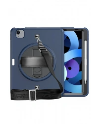 Newface iPad Pro 11 (2020) Kılıf Strap-C Otterbox Tablet Kapak - Lacivert