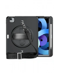 Newface iPad Pro 11 (2020) Kılıf Strap-C Otterbox Tablet Kapak - Siyah