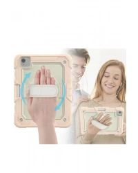 Newface iPad Pro 11 (2020) Kılıf Strap New Tablet Kapak - Pembe