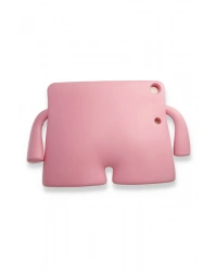 Newface iPad Pro 11 (2021) Kılıf Karakter Tablet Silikon - Açık Pembe