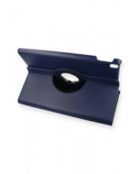 Newface iPad Pro 11 (2024) Kılıf 360 Tablet Deri Kılıf - Lacivert