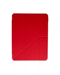 Newface iPad Pro 11 (2024) Kılıf Kalemlikli Mars Tablet Kılıfı - Kırmızı