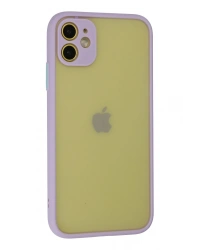 Newface iPhone 11 Kılıf Montreal Silikon Kapak - Mor