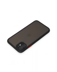 Newface iPhone 11 Kılıf Montreal Silikon Kapak - Siyah