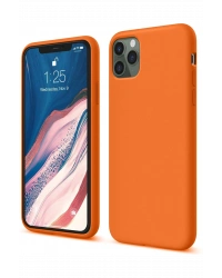 Newface iPhone 11 Pro Kılıf First Silikon - Turuncu