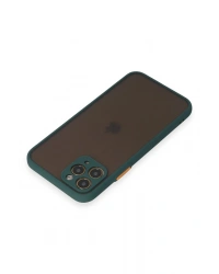 Newface iPhone 11 Pro Kılıf Montreal Silikon Kapak - Yeşil