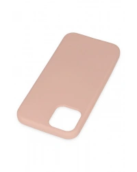 Newface iPhone 11 Pro Kılıf Nano içi Kadife Silikon - Pudra