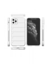 Newface iPhone 11 Pro Kılıf Optimum Silikon - Krem