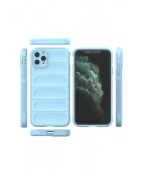 Newface iPhone 11 Pro Kılıf Optimum Silikon - Sky Blue