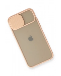 Newface iPhone 11 Pro Kılıf Palm Buzlu Kamera Sürgülü Silikon - Pembe