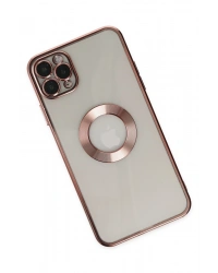 Newface iPhone 11 Pro Kılıf Slot Silikon - Rose Gold