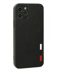 Newface iPhone 11 Pro Max Kılıf Loop Deri Silikon - Siyah