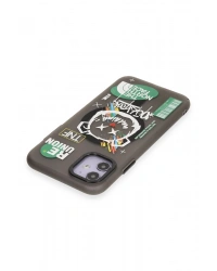 Newface iPhone 12 Kılıf Apollo Magneticsafe Desenli Kapak - Apollo Siyah - 2