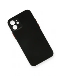 Newface iPhone 12 Kılıf PP Ultra İnce Kapak - Siyah