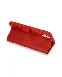 Newface iPhone 12 Mini Kılıf Trend S Plus Kapaklı Kılıf - Kırmızı