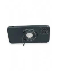 Newface iPhone 12 Pro Kılıf Lukka Magneticsafe Kapak - Koyu Yeşil